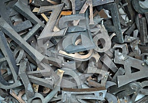 Jumble of letters