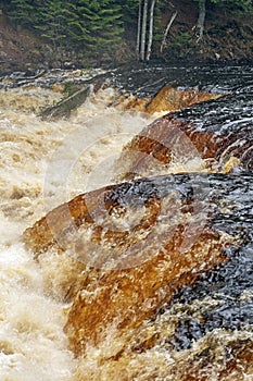 Jumbled Waters on a Flooded Falls photo