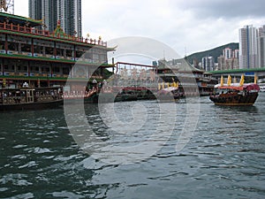 Jumbo floating restaurant, Sham Wan, Aberdeen, Hong Kong