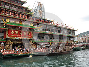 Jumbo floating restaurant, Sham Wan, Aberdeen, Hong Kong