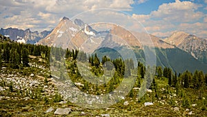 Jumbo Pass Mountain Landscape British Columbia Canada