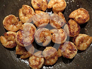 Jumbo Shrimp in the Frying Pan