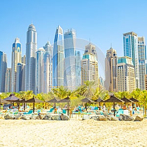 Jumeirah beach in Dubai, UAE