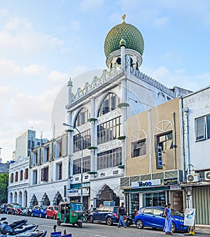 The Jumma Mosque of Fort District in Colombo