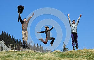 Jump in air photo