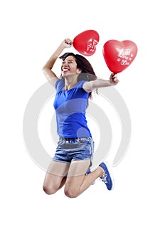 Jump For Joy At Valentines' Day