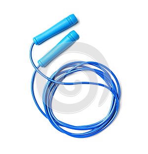 Jump rope on white background