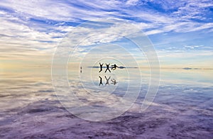 Jumpers on the Uyuni