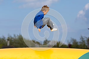 Jumping boy