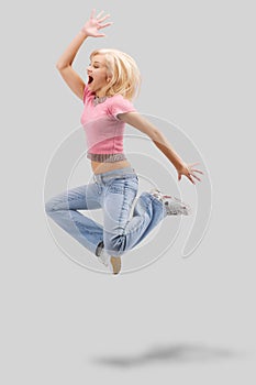 Jumping with clipping path