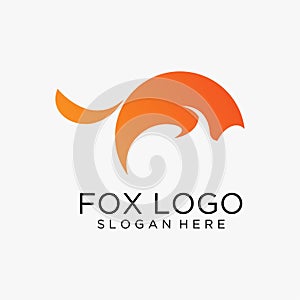 Jumping fox logo design