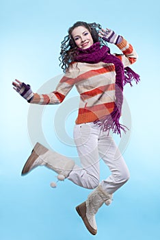 Jumping girl