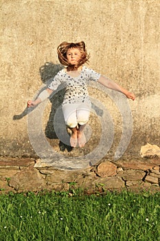 Jumping girl