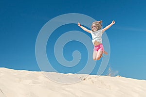 Jumping girl