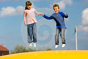 Jumping kids