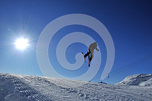 Jumping into the sun