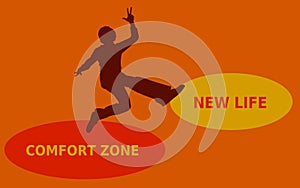 Comfort zone new life photo