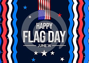 June 14 is celebrated as Flag Day in the United States of America every year, patriotic wallpaper design