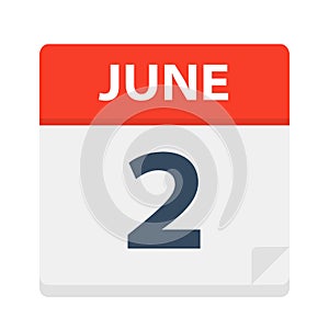 June 2 - Calendar Icon