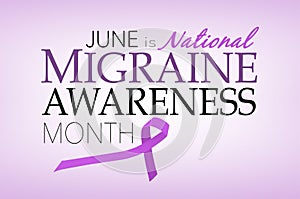 June is National Migraine Awareness Month