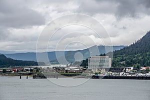 Juneau alaska usa northern town and scenery