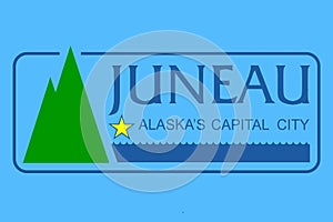 Juneaue Alaska City Flag