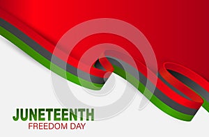 Juneteenth Freedom Day. 19 June African American Emancipation Day