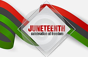 Juneteenth Freedom Day. 19 June African American Emancipation Day