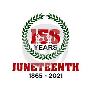 Juneteenth Freedom Day. June 19, 1865.