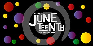 juneteenth happy holiday, 19 june