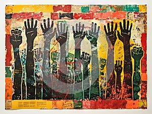 Juneteenth holiday background graphics template