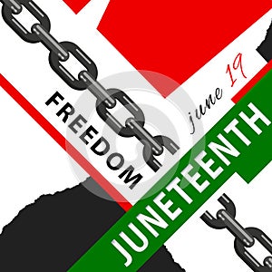 Juneteenth independence day photo