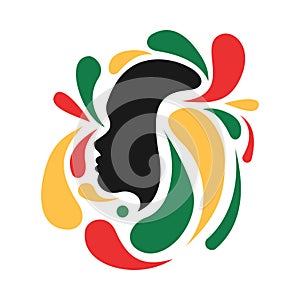 Juneteenth Splash Element Vector Design