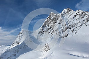 Jungfrau Glacier views from the top. photo