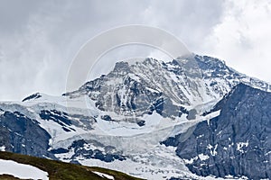 Jungfrau mountain range and Jungfraujoch, Alps