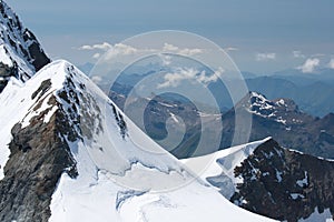 Jungfraujoch in Alps, Switzerland photo