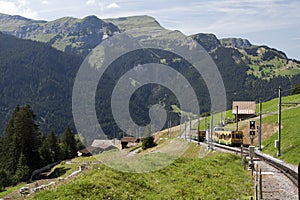 Jungfraujoch railway photo