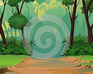 Jungle background - Pleasant Scenery