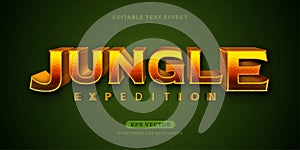 Jungle Expedition text effect