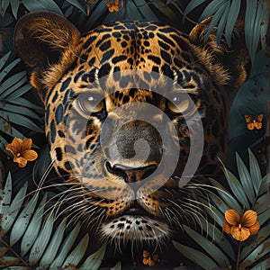 Jungle Gaze: The Leopard\'s Stare