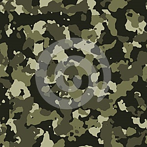 Jungle seamless camo pattern