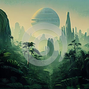 jungle in star wars style