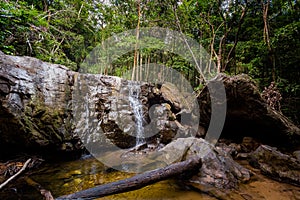 Jungle waterfall on Phu Quoc
