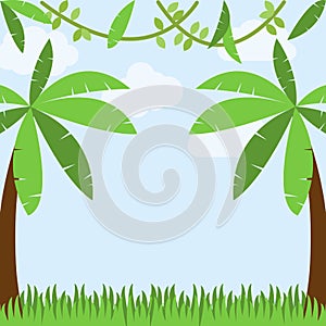 Jungle or Zoo Themed Animal Background photo