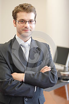 Junior business man portrait photo