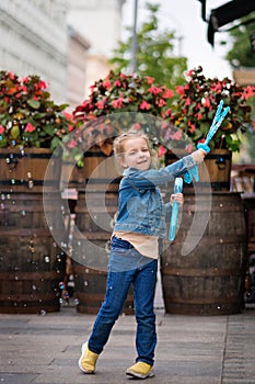 Junior schoolgirl on a walk