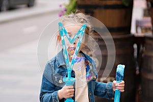 Junior schoolgirl on a walk