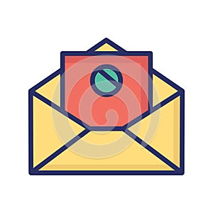 Junk email icon which can easily modify or edit