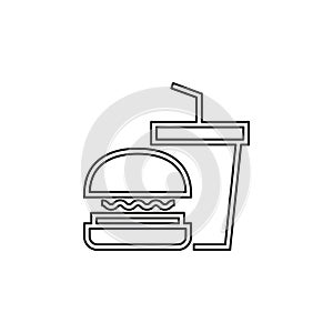 Junk food icon - fast food icon - burger
