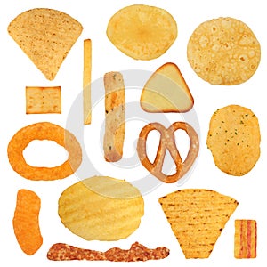 Junk Food Snack Selection